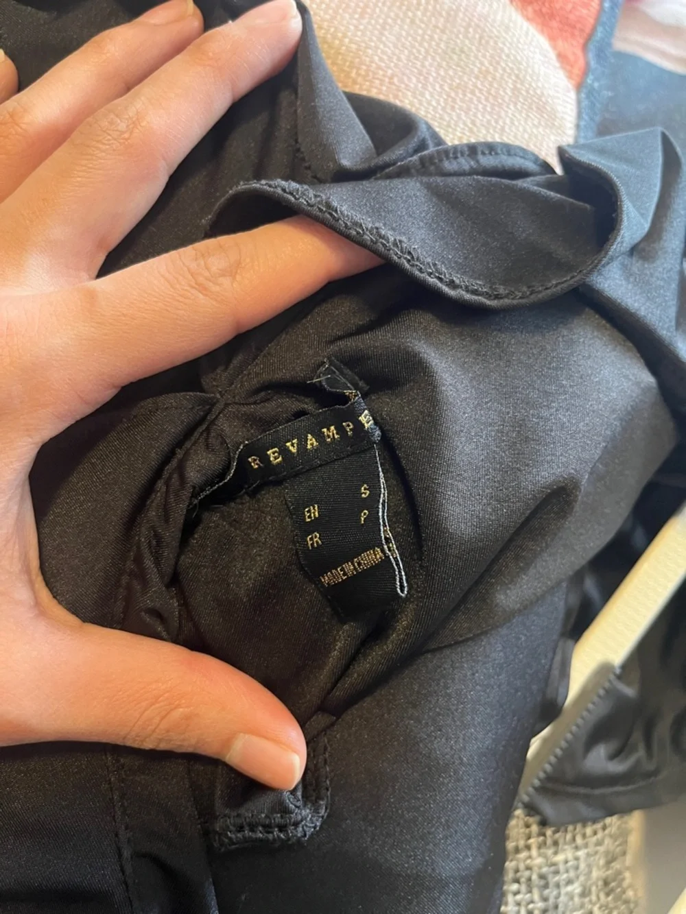 Black Ruffle bodysuit - Picture 6 of 6